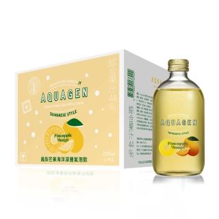 【AQUAGEN】海洋深層氣泡飲/氣泡水-330mlx9入/箱(鳳梨芒果)