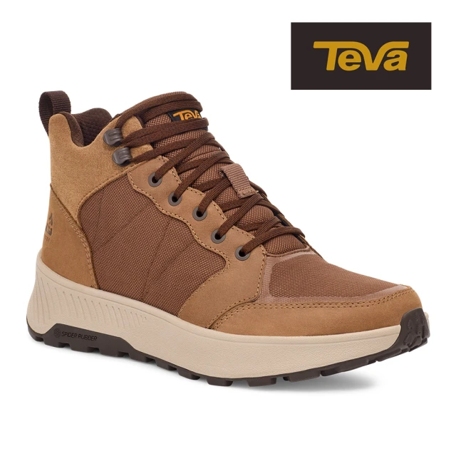 TEVA 女戶外鞋 防水 高筒多功能鞋/休閒鞋/登山鞋 Ellwood Mid 原廠(棕色-V1162490BRMU)