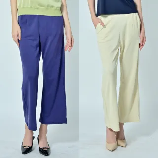 【御絹坊】休閒舒適蠶絲鬆緊長褲