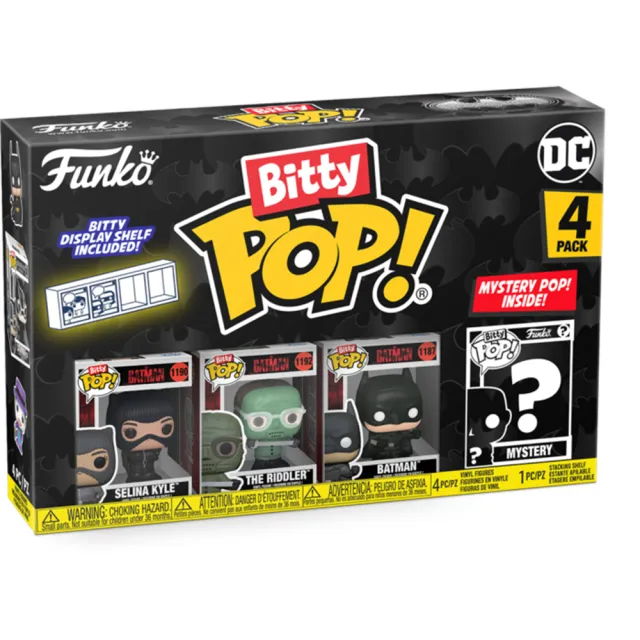 【FUNKO】Bitty POP：蝙蝠俠85周年 4入組 貓女(款式隨機出貨)