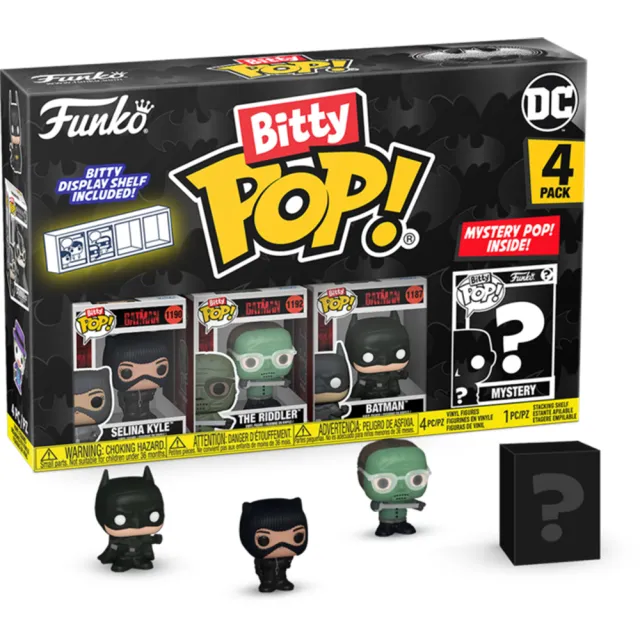 【FUNKO】Bitty POP：蝙蝠俠85周年 4入組 貓女(款式隨機出貨)