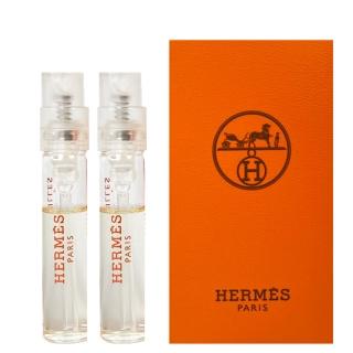 【Hermes 愛馬仕】橘採星光女性淡香精 2ML針管-2入組(平行輸入)