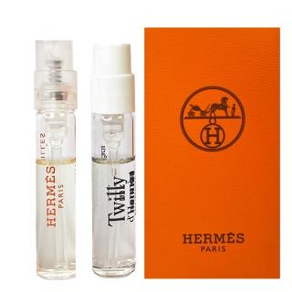 【Hermes 愛馬仕】香氛針管2件組合- 絲巾生薑+橘採星光 2ml(平行輸入)