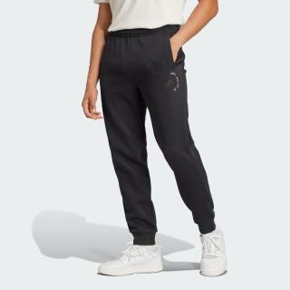 【adidas 愛迪達】長褲 男款 運動褲 BL FL PNT GD Q4 黑 IW3516