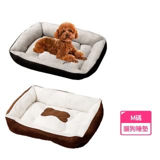 【MUAN】貓狗加厚保暖睡墊 加高護頸靠枕 寵物睡窩 四季通用(狗窩 貓窩 寵物窩)
