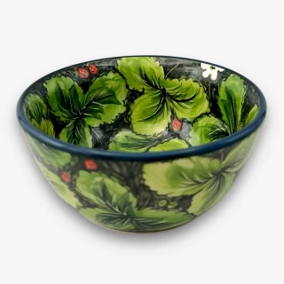 【SOLO 波蘭陶】波蘭製 Marianna 波蘭陶 13CM 飯碗 綠叢系列