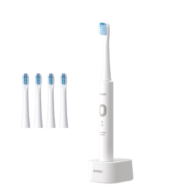 【OMRON 歐姆龍】歐姆龍音波式電動牙刷 白色 HT-B303