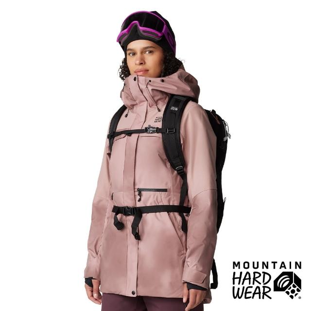 【Mountain Hardwear】Powder Maven Parka 滑雪防水化纖連帽長版外套 女款 茶晶棕 #2092921