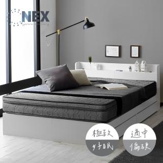 【NEX】星空舒眠床墊3.5尺三線 科技3D舒柔布 透氣釋壓棉 輕柔包覆(睡覺不塌陷高強度支撐)