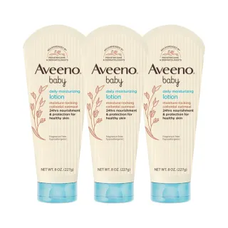 【Aveeno 艾惟諾】嬰兒燕麥保濕乳3入組(227gx3_嬰兒乳液)