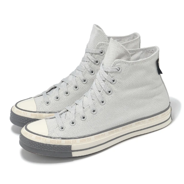 CONVERSE 休閒鞋 Chuck 70 GTX 男鞋 灰白 防水 1970 高筒 復古 帆布鞋(A10050C)