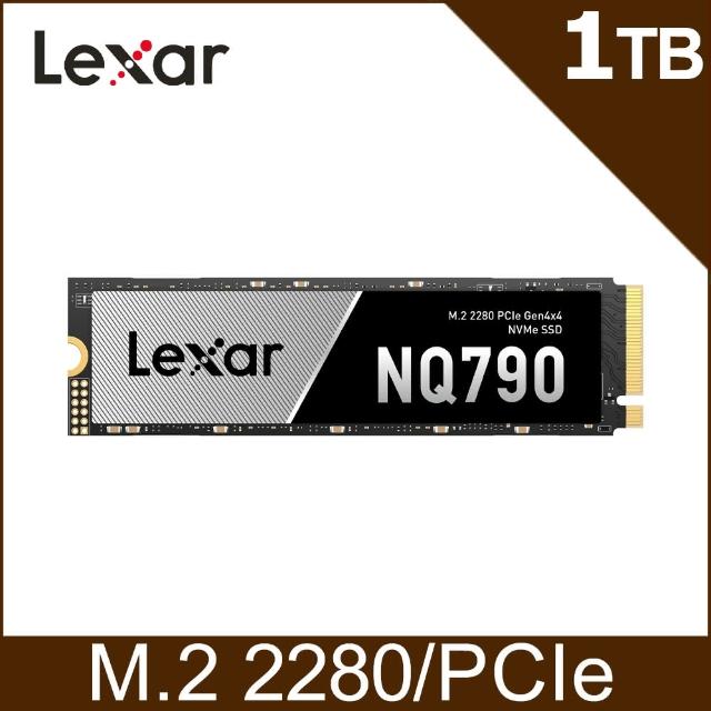 【Lexar 雷克沙】NQ790 1TB Gen4 M.2 2280 PCIe NVMe ssd固態硬碟 5年保 最高讀取7000MB/s