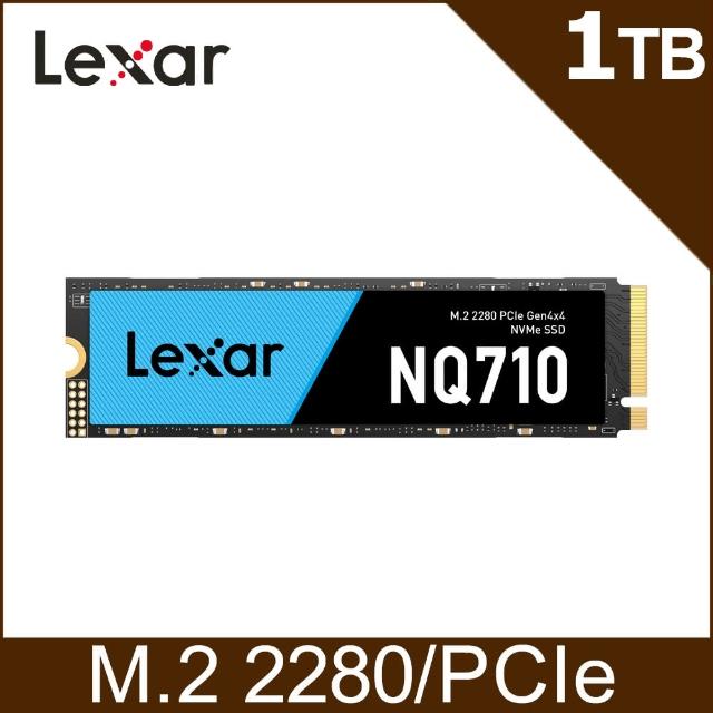 【Lexar 雷克沙】NQ710 1TB Gen4 M.2 2280 PCIe NVMe ssd固態硬碟 最高讀取5000MB/s