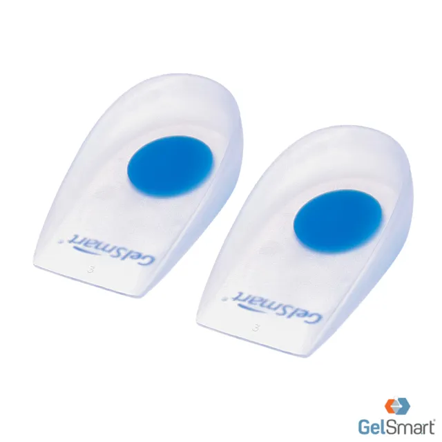 【Gelsmart 吉斯邁】矽膠腳跟杯墊-1雙(減壓保護型 SI-SH210D)