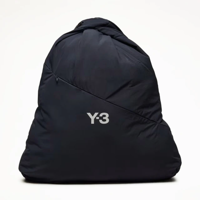 Y-3 山本耀司 絎縫尼龍輕盈後背包 黑色(IY9278)