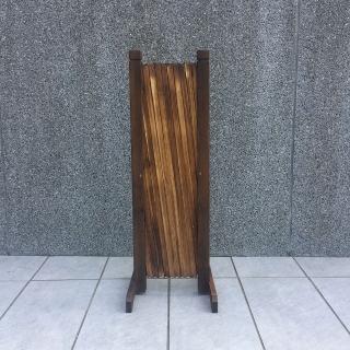 【沃克嚴選】燻木伸縮籬笆支撐架H120 33x30xH120cm 1入