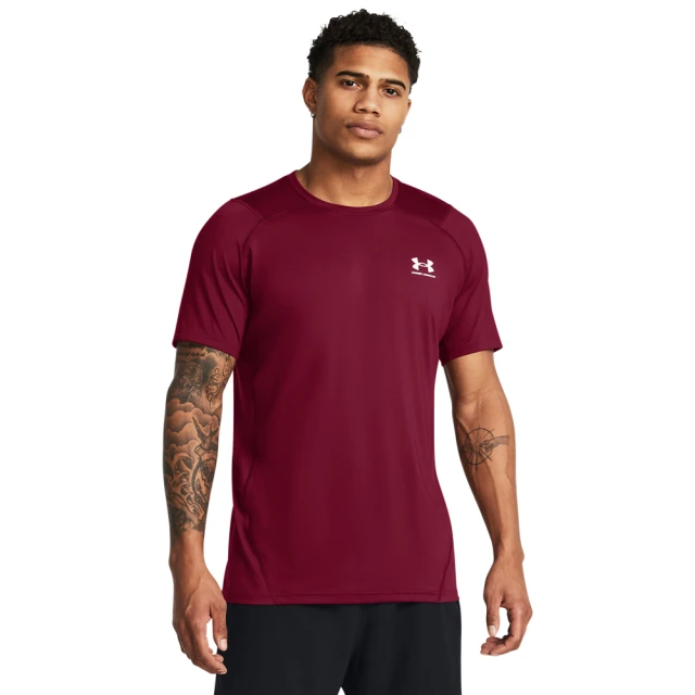 UNDER ARMOURUNDER ARMOUR UA 男 HG Armour 短袖T-Shirt_1361683-625(酒紅色)