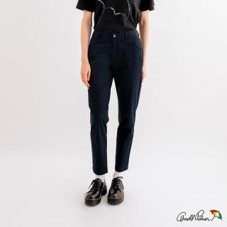 【Arnold Palmer 雨傘】女裝-經典斜紋休閒長褲(藏青色)
