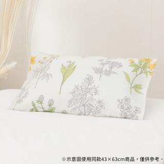 【NITORI 宜得利家居】純棉枕套 ST2406 FLOWER 50×70(純棉枕套 純棉 枕套 ST2406)