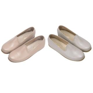 【FUFA Shoes 富發牌】簡單風格素面豆豆鞋(豆豆鞋 懶人鞋 娃娃鞋)