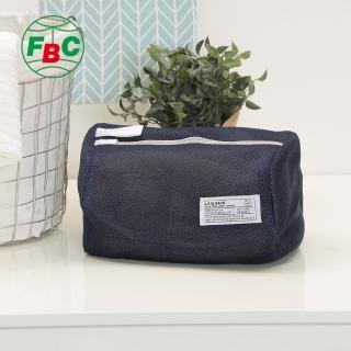 【日本FUJI BOEKI】LAID BACK 筒型行李洗衣兩用收納袋-2色可選(旅行袋 盥洗包 立體洗衣袋 洗衣袋 洗衣網)