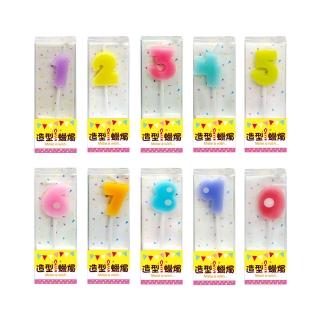 【SEASON 四季紙品禮品】文字造型小蠟燭 數字蠟燭 0~9(派對 生日慶生 特別日子 GL025-01~10)