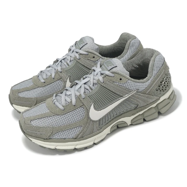 NIKE 耐吉 休閒鞋 Air Zoom Vomero 5 男鞋 淺灰 鼠尾草綠 復古 網布 運動鞋(HF1553-002)