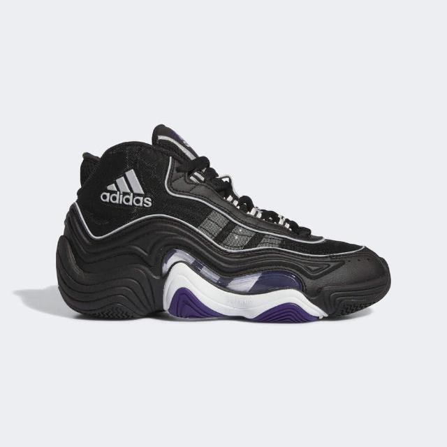 【adidas 愛迪達】Crazy 98 男 籃球鞋 湖人 復刻 球鞋 支撐 穩定 緩震 黑 紫(IG8341)