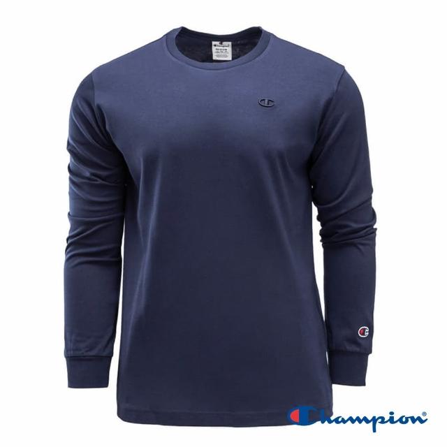 【Champion】官方直營-ROCHESTER刺繡長袖TEE運動上衣-男(2色)