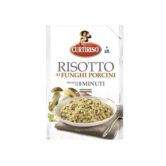 義大利CURTIRISO 庫蒂義大利牛肝菌菇燉飯175G/包(義大利經典美食)