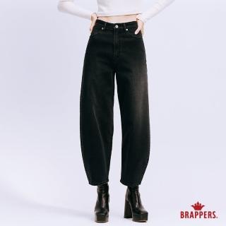 【BRAPPERS】女款 Boy friend系列-九分錐形牛仔褲(黑灰)