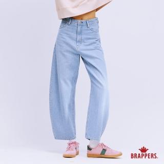【BRAPPERS】女款 Boy friend系列-九分錐形牛仔褲(淺藍)