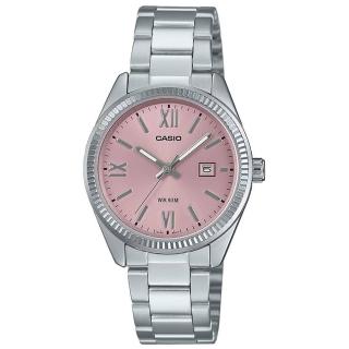 【CASIO 卡西歐】LTP-1302DD-4A1(經典金屬指標手錶華麗色彩綴飾 簡單奢華)