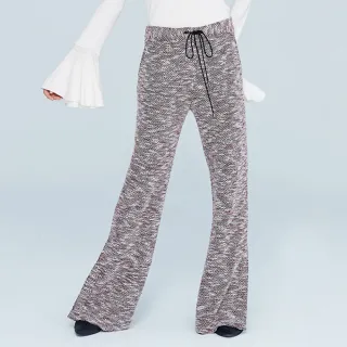 【iROO】優雅復古經典設計長褲