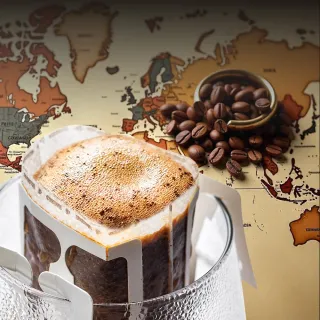 【Cofeel 凱飛】鮮烘品味世界濾掛咖啡/耳掛咖啡包10g(5種風味x10包)