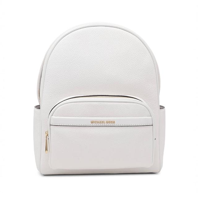 【Michael Kors】簡約香草白皮革中型後背包(30S4G8XB2L085-OPTIC WHITE)