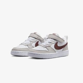 【NIKE 耐吉】COURT BOROUGH RECRAFT HF PS 小朋友 卡其白 中童 魔鬼氈 運動鞋 休閒鞋(FZ4522-100 ∞)