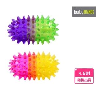 【Earth Rated莎賓】加拿大fouFIT刺刺球〈黃粉/紫綠4.5吋〉(寵物玩具)