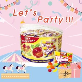 【nimm2】水果軟糖 迷你包 70包桶裝(綜合果汁/無色素/無香料/搞怪糖果)