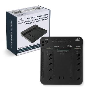 【Vantec 凡達克】多功能 M.2 SSD / SATA HDD 可對拷式硬碟外接座(CB-M2NVME-C3)