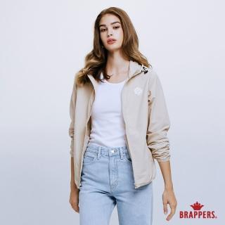 【BRAPPERS】女款 防潑水連帽外套(卡其)