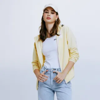 【BRAPPERS】女款 防潑水連帽外套(黃)