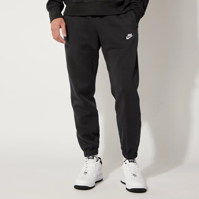 NIKE 耐吉 Club Pant CF BB 男款 黑色 運動 刷毛 縮口 刺繡 小Logo 長褲 BV2738-010