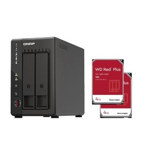 【QNAP 威聯通】搭WD 4TB x2 ★ TS-253E-8G 2bay NAS 網路儲存伺服器