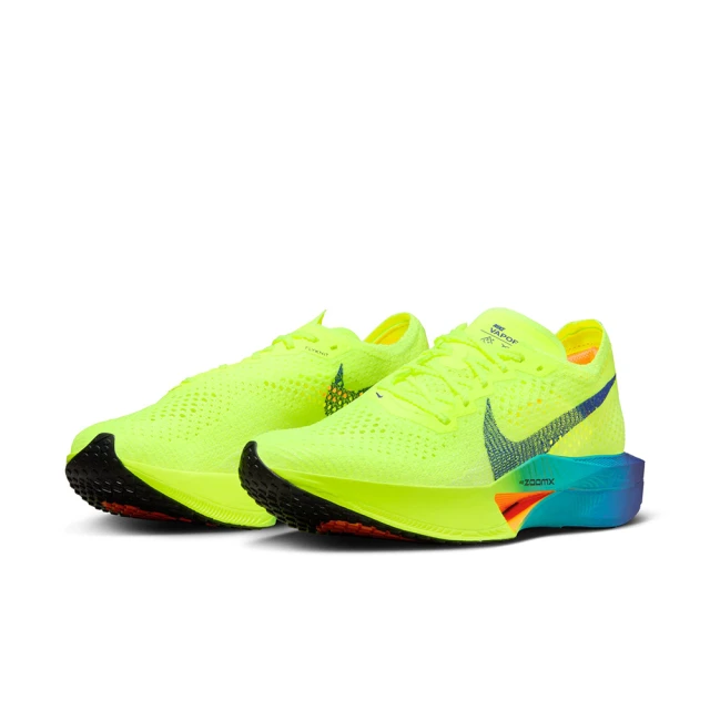 NIKE 耐吉 慢跑鞋 女鞋 運動鞋 緩震 W ZOOMX VAPORFLY NEXT% 3 螢光綠 DV4130-700