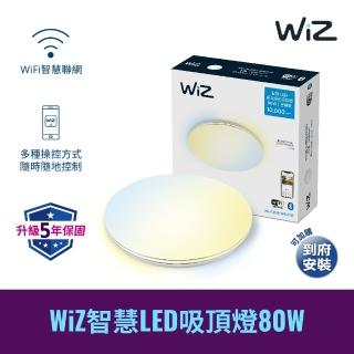 【Philips 飛利浦】WiZ 80W 智慧LED 吸頂燈 星鑽版(PW012)