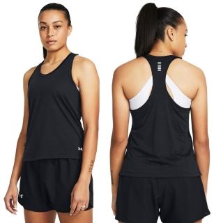 【UNDER ARMOUR】UA官方直營 女 Launch 背心 1382436-001(黑色)