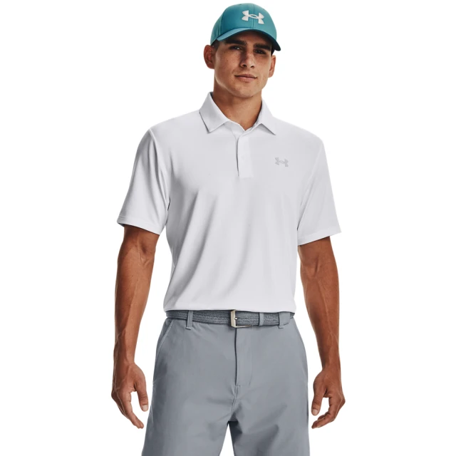 UNDER ARMOUR UA官方直營 男 Playoff 3.0短POLO_1378673-100(白色)