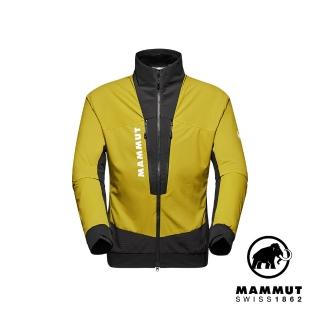 【Mammut 長毛象官方直營】Aenergy IN Hybrid Jacket Men 輕量保暖化纖外套 光暈黃/黑 男款 #1013-02580