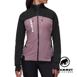 【Mammut 長毛象官方直營】Aenergy IN Hybrid Jacket W 輕量保暖化纖外套 波動紫/黑 女款 #1013-02590